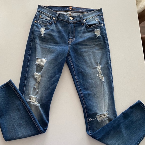 7 For All Mankind the Ankle Skinny size 29